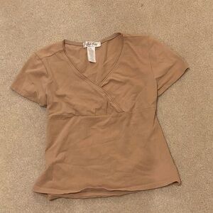 Tan crop top